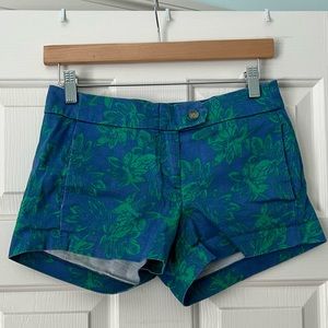 J. Crew Floral Pattern Chino Stretch Shorts